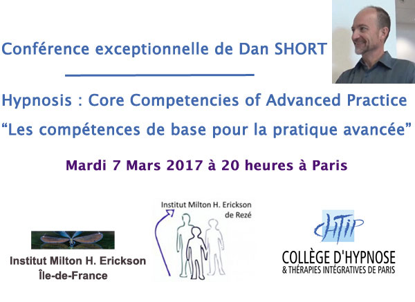 Dan SHORT en conférence exceptionnelle le 7 mars à Paris Dan SHORT en conférence exceptionnelle le 7 mars à Paris