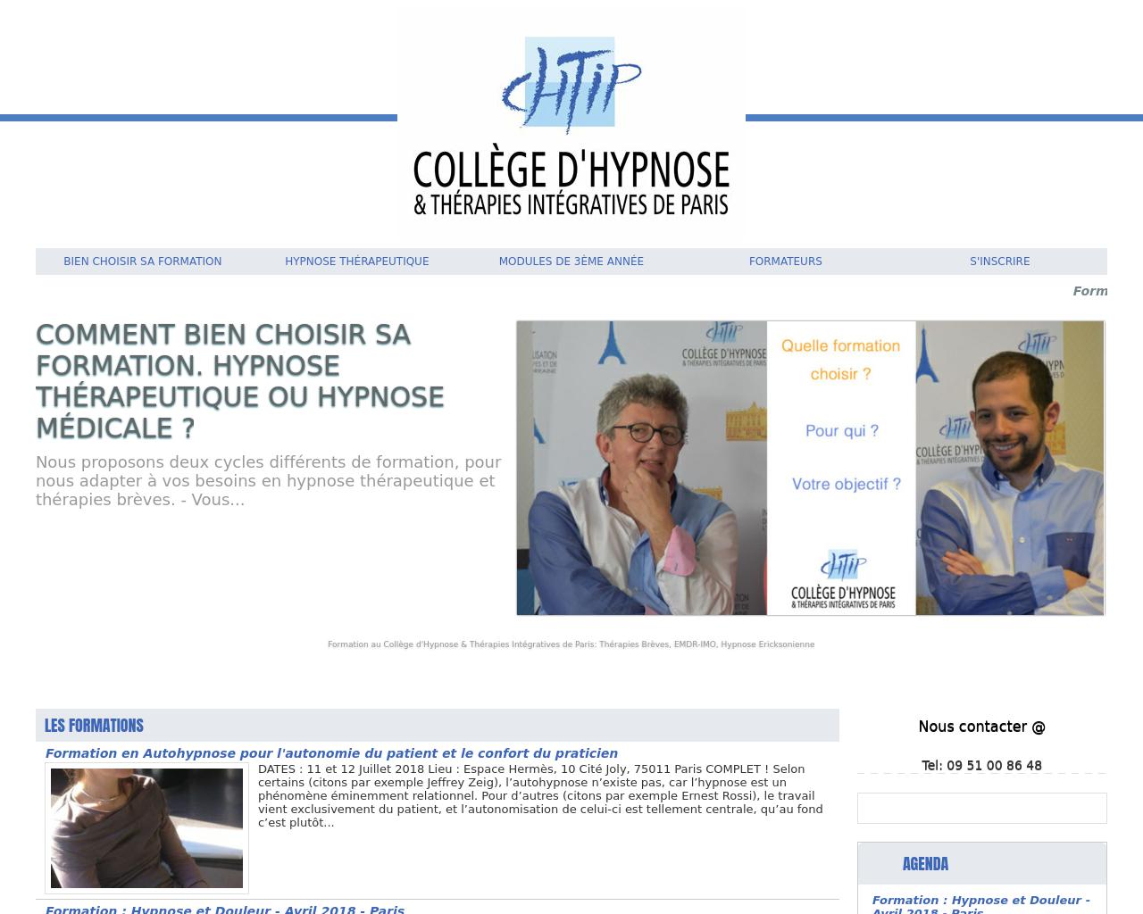 Collège d’Hypnose et de Thérapies Intégratives de Paris