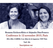 Conférence 12 novembre 2019 Paris, Roxanna Erickson-Klein et Alejandra Diaz-Fonseca